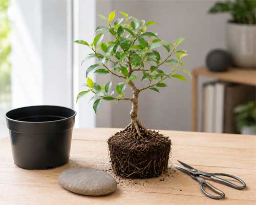 Cuidados estacionales del Ficus para Bonsái