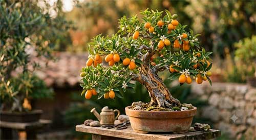 Cuidados estacionales del Kumquat para Bonsái