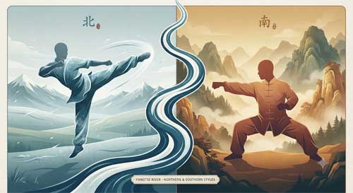 Diferencias geográficas entre estilos del norte y sur del Kung Fu