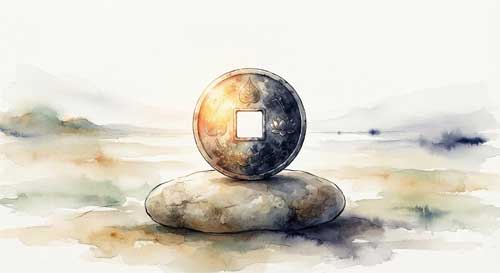 Representación artística de la unidad entre la vida y la muerte