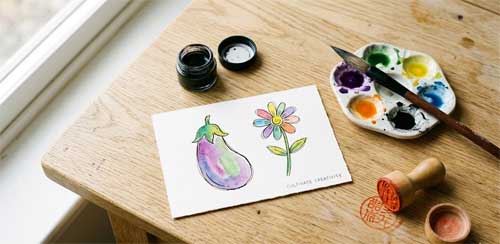 Ejemplo de carta Etegami