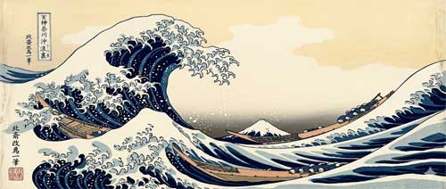 La Gran Ola de Kanagawa de Hokusai