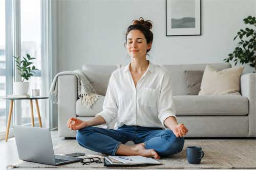 Práctica de mindfulness en entorno moderno