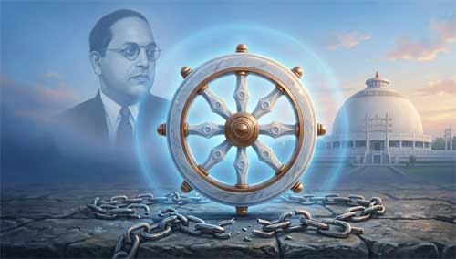 Simbolismo del Navayana y la figura de B.R. Ambedkar