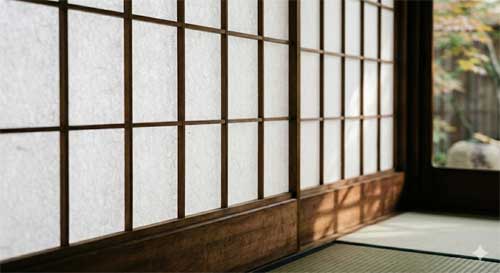 Puerta Shōji tradicional japonesa