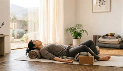 Práctica de yoga terapéutico suave