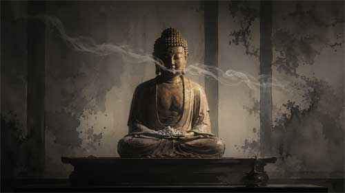 Representación simbólica del respeto y la forma en el Zen