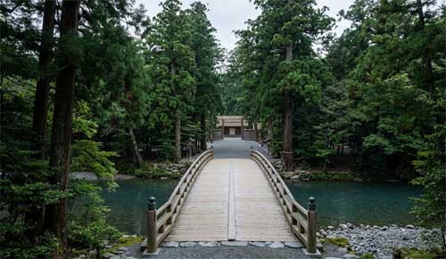 El Santuario de Ise Jingu rodeado de bosques sagrados