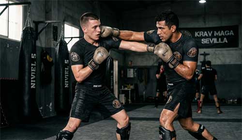 Entrenamiento de defensa personal Krav Maga