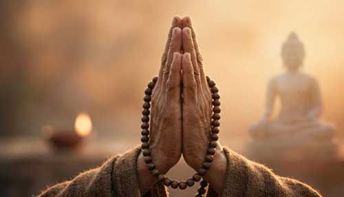 Práctica meditativa y devocional en el budismo