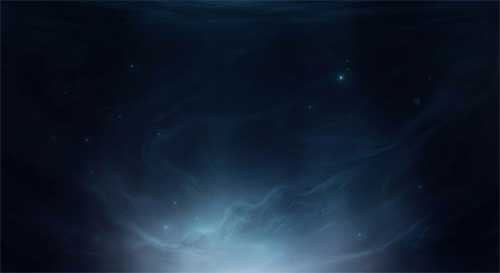 Representación artística de agua profunda y oscura con destellos de luz azulada en el fondo, simbolizando el potencial latente y la esencia vital