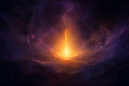 La luz eterna Luz cálida simbolizando la iluminación interior