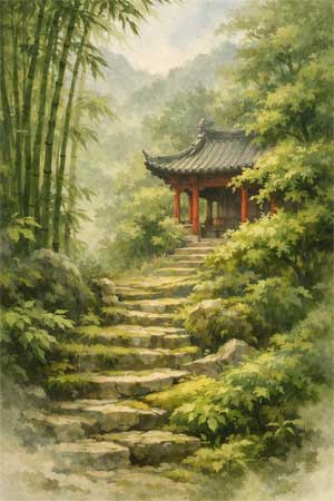 El refugio del sur Monasterio de Yongtai en el sur de China